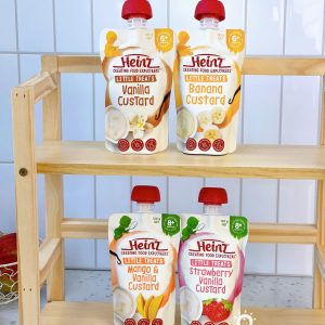 Túi dinh dưỡng Custard Heinz 120g cho bé từ 6m