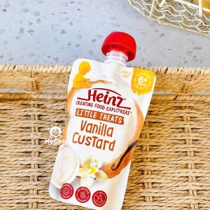 Túi dinh dưỡng Custard Heinz 120g cho bé từ 6m