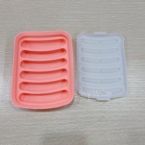 Khuôn hấp xúc xích silicone chịu nhiệt