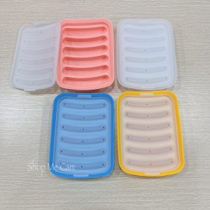 Khuôn hấp xúc xích silicone chịu nhiệt